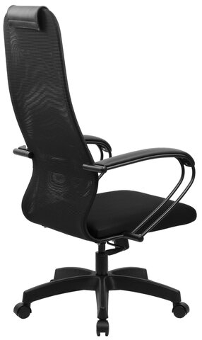 Кресло офисное BRABIX PREMIUM "Ultimate EX-800" пластик, плотная двойная сетка Х2, черное, 532914