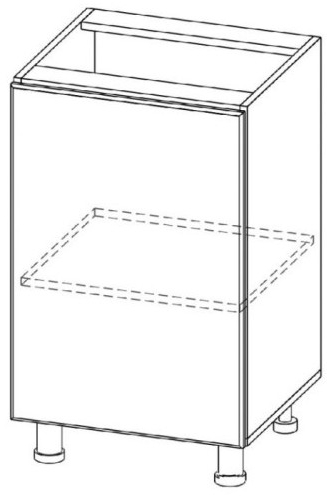 Стол-рабочий С500 (400) Грейвуд