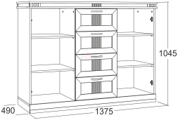 Комод Ольга 18