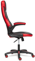 Кресло BAZUKA кож/зам, черный/красный, 36-6/36-6/06/36-161