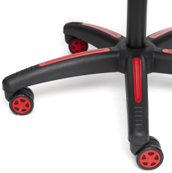 Кресло BAZUKA кож/зам, черный/красный, 36-6/36-6/06/36-161