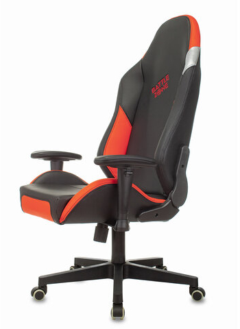 Кресло компьютерное Zombie HERO BATTLEZONE PRO, 2 подушки, экокожа/ткань, черное/красное, 1535352