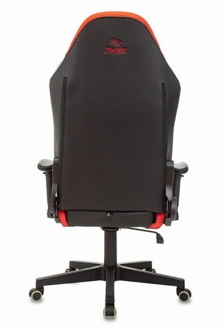 Кресло компьютерное Zombie HERO BATTLEZONE PRO, 2 подушки, экокожа/ткань, черное/красное, 1535352