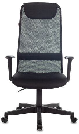 Кресло офисное KB-8, ткань-сетка, черное, 492617