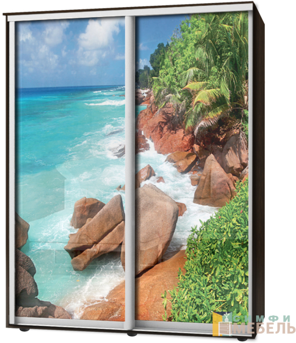 Шкаф-купе 2х дв Стандарт Фотопечать № 45
