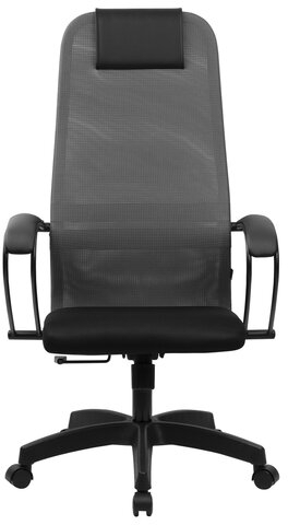 Кресло BRABIX PREMIUM "Ultimate EX-800" пластик, плотная двойная сетка Х2, черное/серое, 532915