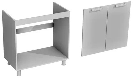 Нижний шкаф НМ-800(Мойка) Орхидея