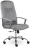 Кресло офисное "Бостон", CH-277, хром, ткань, серый (M-02)