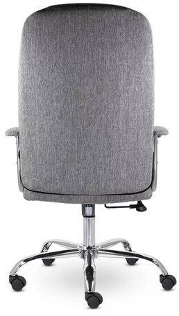 Кресло офисное "Бостон", CH-277, хром, ткань, серый (M-02)
