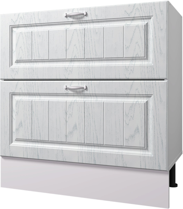 Стол рабочий 800 мм с двумя ящиками B-BOX (Метабоксы) Принцесса