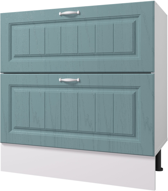 Стол рабочий 800 мм с двумя ящиками B-BOX (Метабоксы) Принцесса