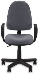 Кресло &quot;Jupiter GTP&quot;, с подлокотниками, серое, С-38