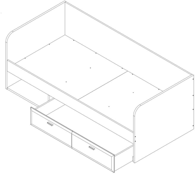 Кровать Грейс LOZ90