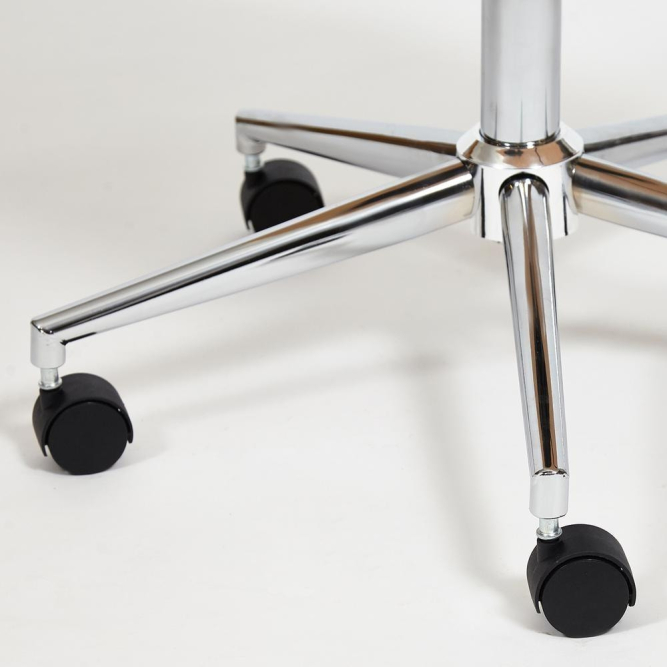 Кресло BEND натуральный, кож/зам белый