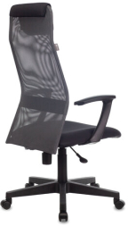 Кресло офисное KB-8, ткань-сетка, серое, 496676