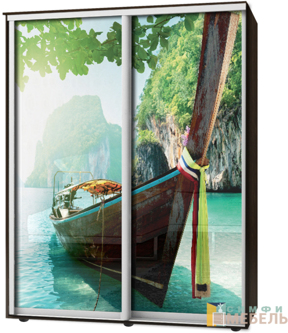 Шкаф-купе 2х дв Стандарт Фотопечать № 46