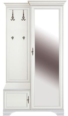 Шкаф с вешалкой PPK110LP (Кентаки белый)
