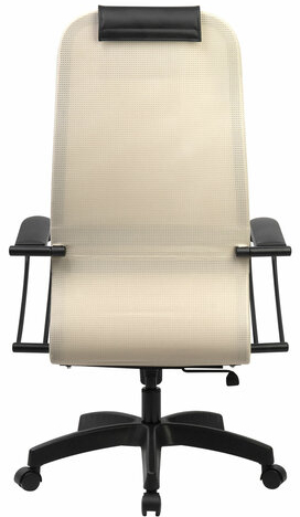 Кресло BRABIX PREMIUM "Ultimate EX-800" пластик, плотная двойная сетка Х2, черное/бежевое, 532916