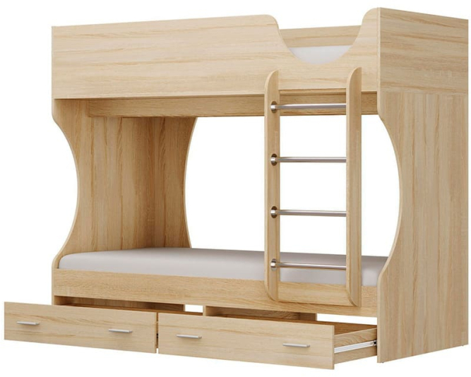 Кровать двухъярусная Д2