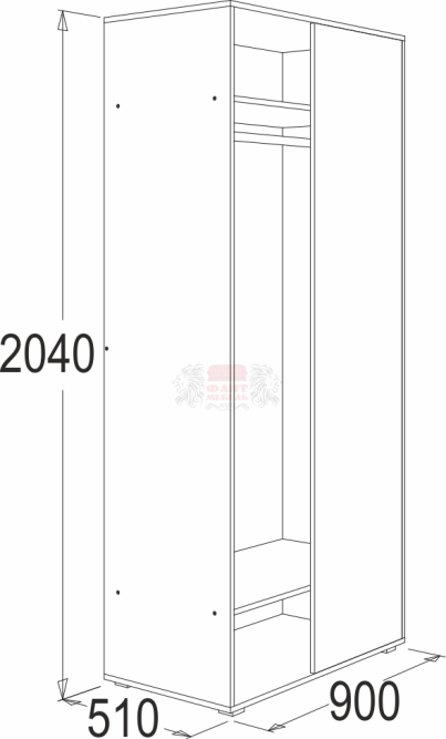 Шкаф  угловой стыковочный &quot;Омега 16&quot;