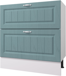 Стол рабочий 800 мм с двумя ящиками Принцесса