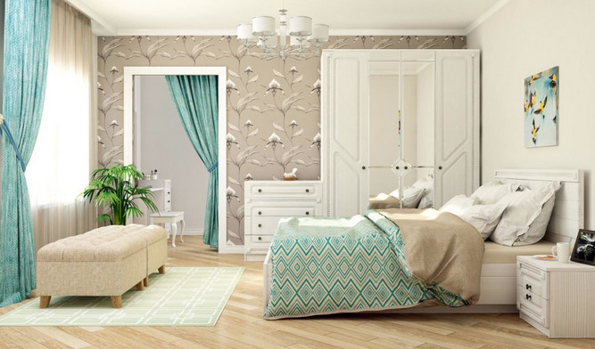 Спальня Азалия (Аквилон) комплект 1