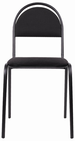 Стул для посетителей РС00М, черный каркас, ткань черная