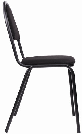 Стул для посетителей РС00М, черный каркас, ткань черная