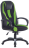 Кресло компьютерное BRABIX PREMIUM "Rapid GM-102", НАГРУЗКА 180 кг, экокожа/ткань, черное/зеленое, 532419, GM-102_532419