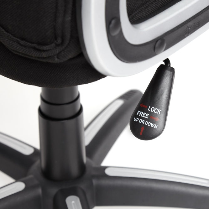 Кресло RUNNER ткань, черный/серый, 2603/ 12/ 14