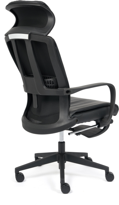 Кресло WING кож/зам, черный