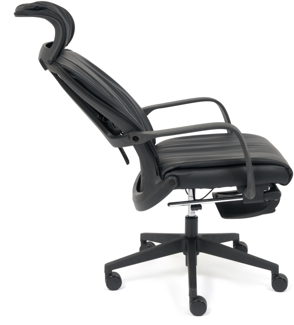 Кресло WING кож/зам, черный