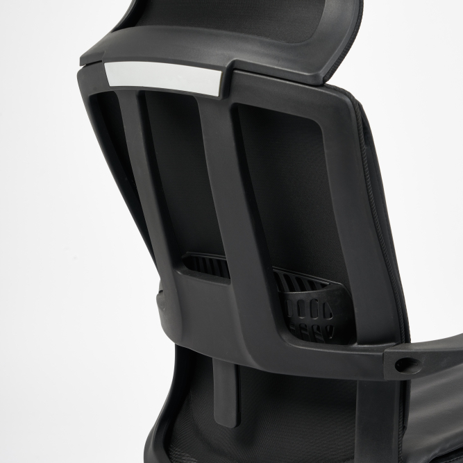 Кресло WING кож/зам, черный