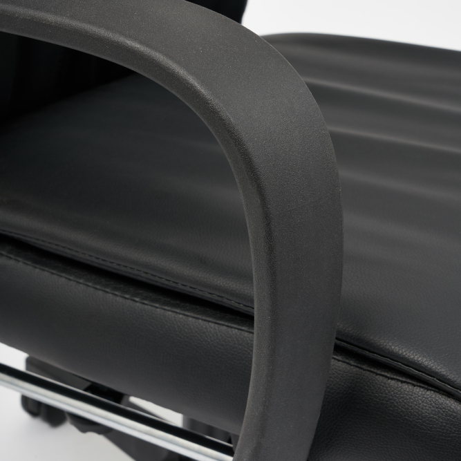 Кресло WING кож/зам, черный