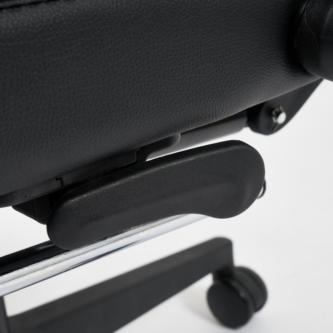 Кресло WING кож/зам, черный