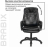 Кресло офисное BRABIX PREMIUM "Omega EX-589", экокожа, черное, 532094