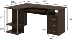 Стол компьютерный С-237