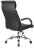 Кресло офисное T-8010N, хром, экокожа, черное, 1365103