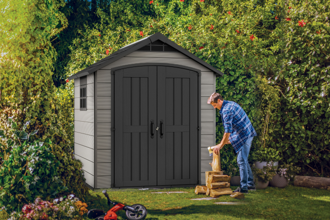 Сарай Премьер 757 (Premiere Shed 757), серый