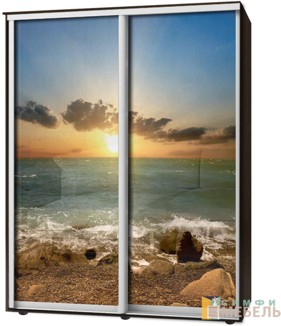 Шкаф-купе 2х дв Стандарт Фотопечать № 47