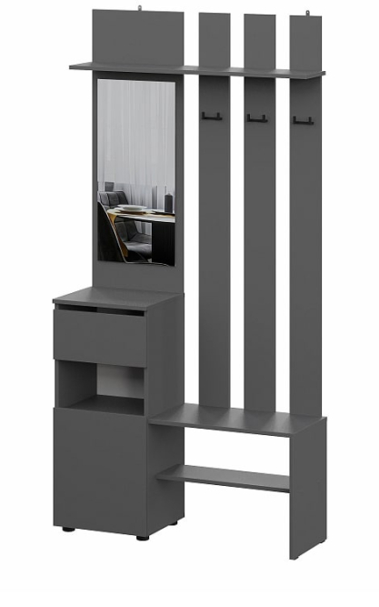 Вешалка с зеркалом Денвер (NN)