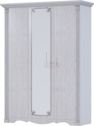 Шкаф 3-х дв. для одежды и белья Ольга 1Н