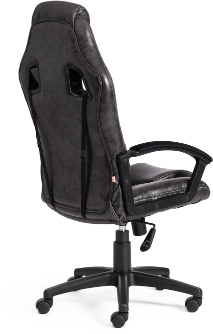 Кресло DRIVER кож/зам/ткань, серый/черный, 2 TONE/11