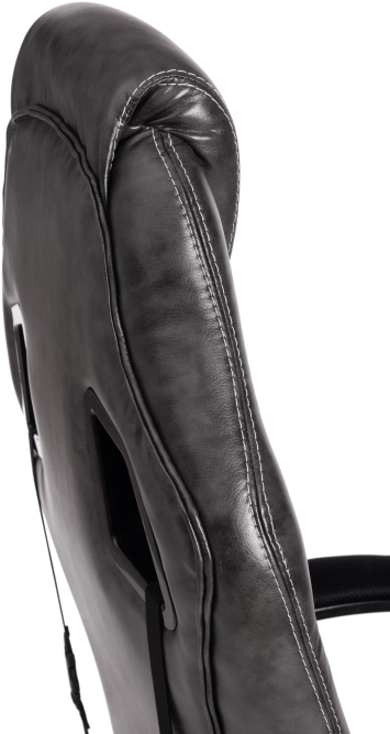 Кресло DRIVER кож/зам/ткань, серый/черный, 2 TONE/11