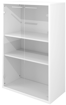 Шкаф низкий ДБ53 (ДБ23+ДБ45П*2+ДБ48*2) стекло прозрачное