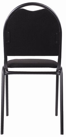 Стул для посетителей РС00Л, черный каркас, ткань черная