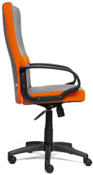 Кресло СН757 ткань, серый/оранжевый, С27/С23