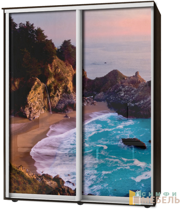 Шкаф-купе 2х дв Стандарт Фотопечать № 49