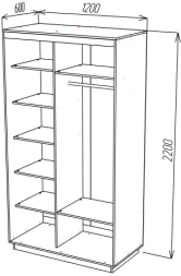 Шкаф-купе ШОН-1