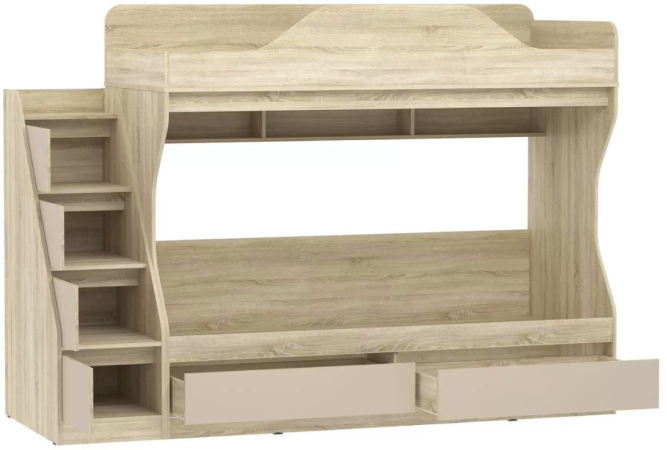 Кровать двухъярусная Акварель НМ 041.51